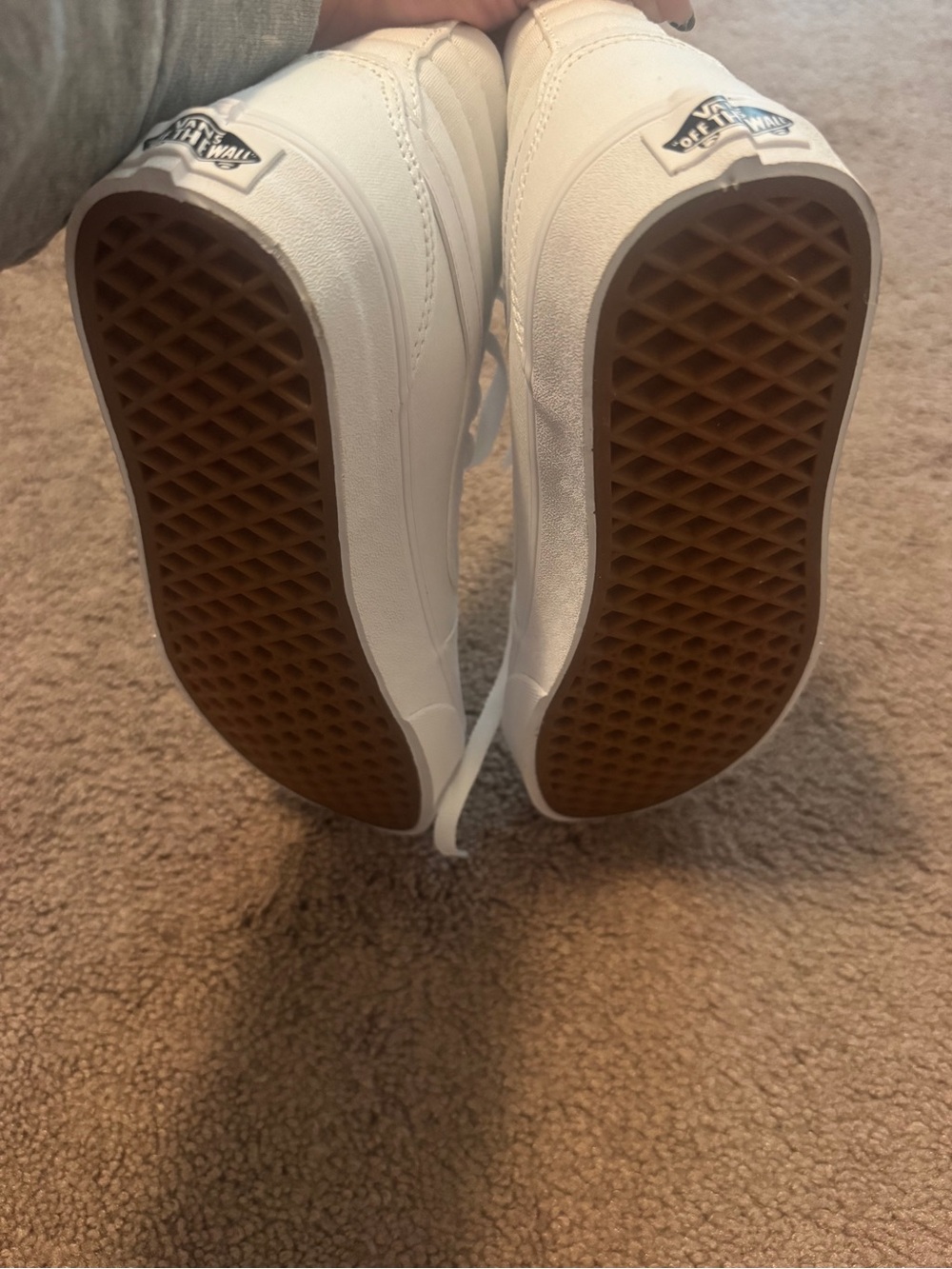 Vans Sk8-Hi High Top Sneakers - White - Picture 2 of 6